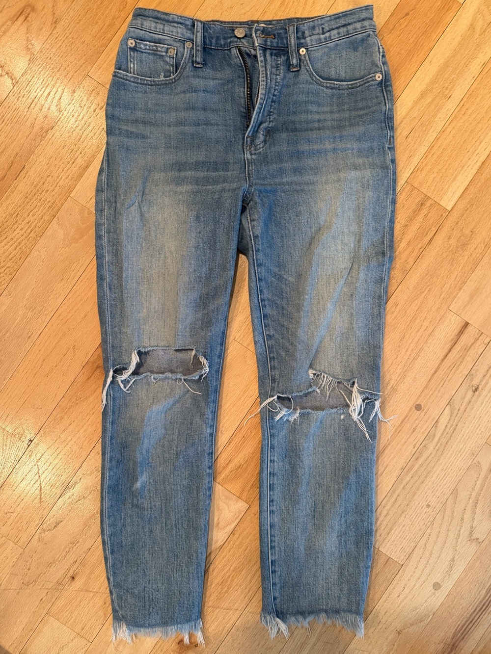 Madewell Women’s The Perfect Vintage Jean; Distressed; Size 27